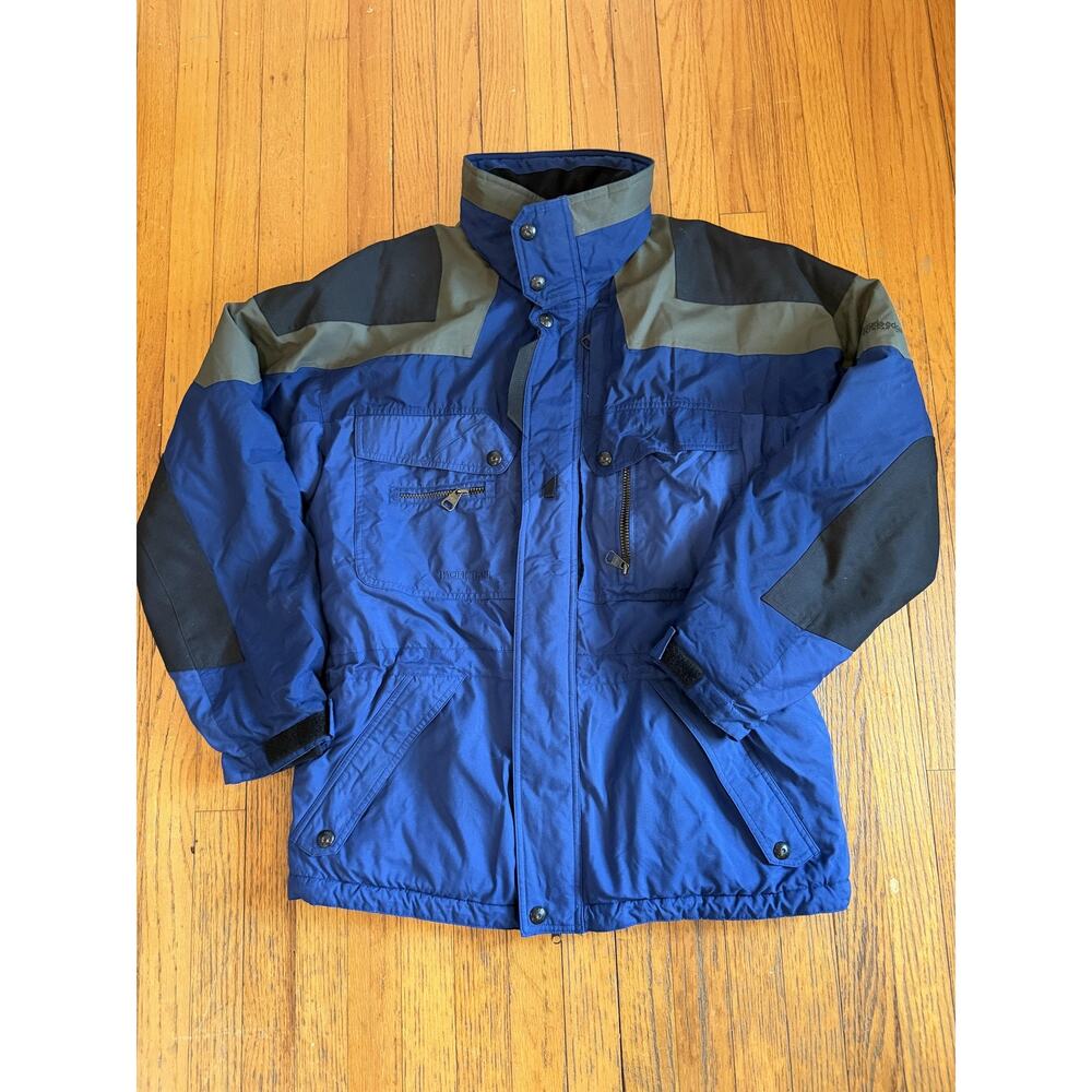Pacific Trail Mens Insulated Parka Ski Jacket Large Blue